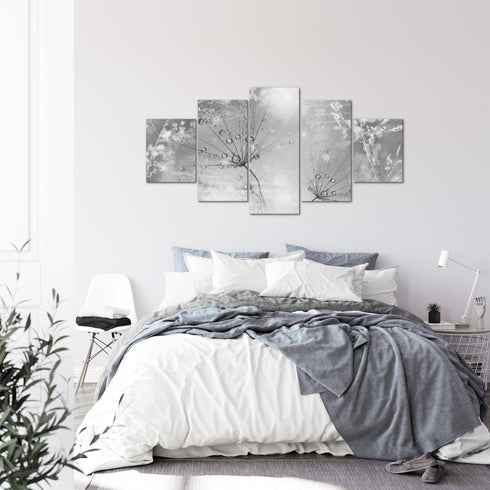 Wandbilder Wohnzimmer XXL Pusteblume Moderne Bild Gräser
